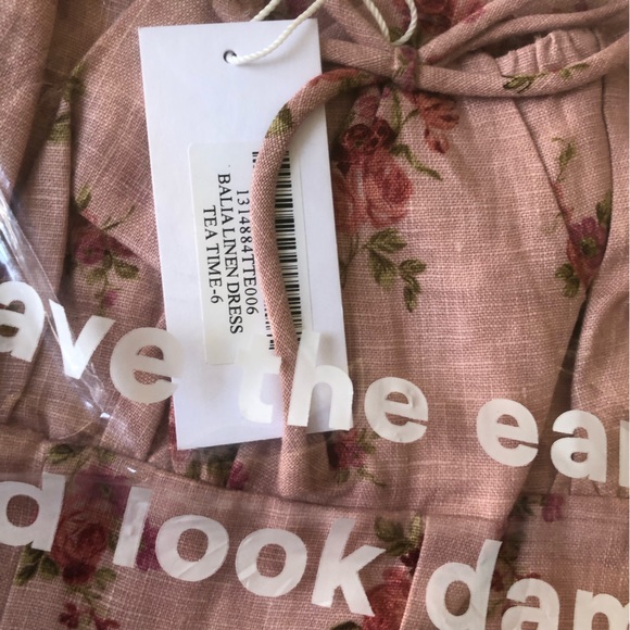 Reformation Pink Floral Midi Dress - Picture 4 of 6